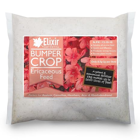 Elixir Gardens Bumper Crop Ericaceous Feed Fertiliser 2.5kg Bag