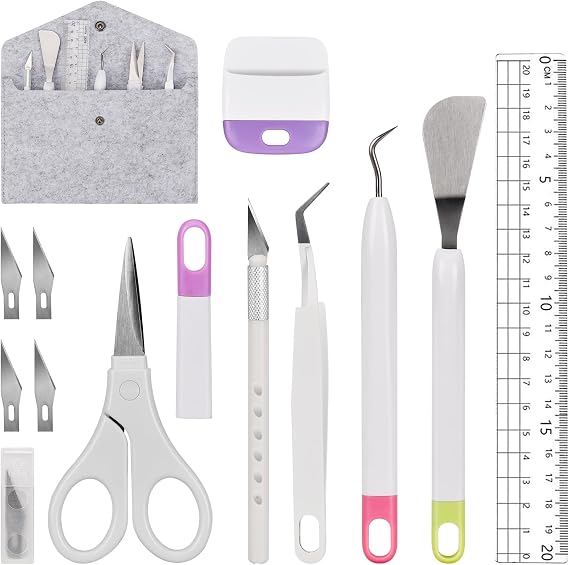 13 PCS Vinyl Weeding Tools Craft Weeding Tools Set Plotter Accessories Weeding Tool for Silhouette Lettering Labelling