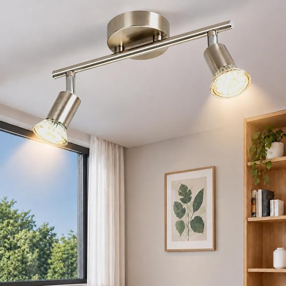 LED Ceiling Spotlight 2 Bulbs GU10 Ceiling Light