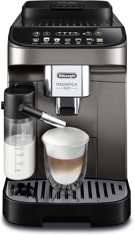 De'Longhi Magnifica Evo - Automatic Coffee Machine 7 Drinks Titanium Black [Energy Class A]