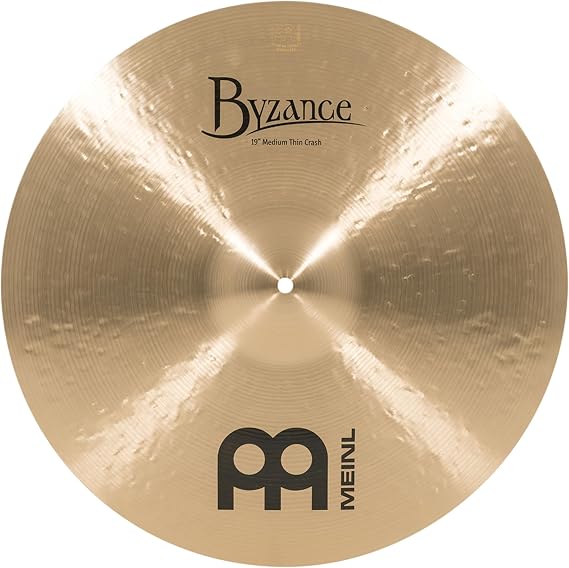MEINL Byzance Traditional Series Crash Cymbal 19 inch Medium Thin Crash B19MTC