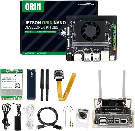 Yahboom Jetson Orin Nano SUPER 4GB Camera Advanced Kit,34 TOPS