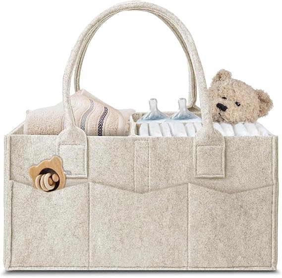 Nappy Caddy Organiser, Newborn Essentials Diaper Caddy