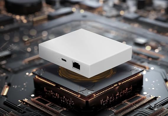 zmart Moes Tuya Zigbee Matter Thread Gateway, Smart Voice Control, Siri Homekit Smartthings Google Support, Zigbee Gateway, Matter Compatible Hub, Thread Bridge, Tuya Smart Home Gateway, Voice Assistant, Japanese Instruction Manual Included