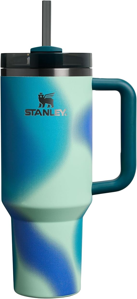 STANLEY Quencher H2.0 FlowState Pipetli Termos Bardak 1.18 Litre - Coastal Teal | Paslanmaz Çelik