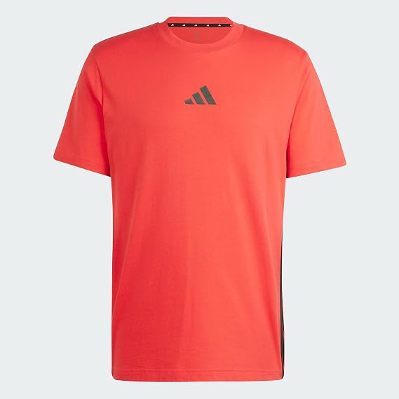 Adidas Men's Essential Three Stripes Single Jersey tee