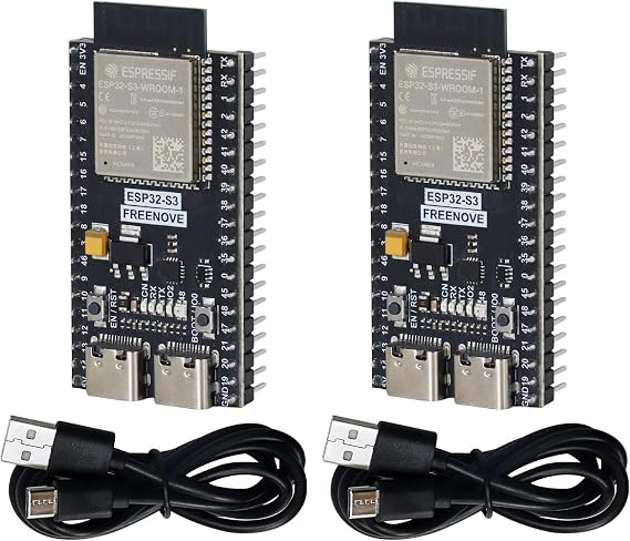 Freenove ESP32 ESP32-S3 Development Board Kit (8MB Flash) (2 Packs)