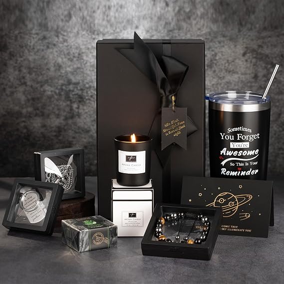 Birthday Gifts for Men,Father's Day Gift Man Gifts Basket Ideas Set for Him,Men's Birthday Gift Box Presents for Dad, Husband, Brother, Son, Boyfriend, Friend, Male, Coworker Retirement Gifts Box