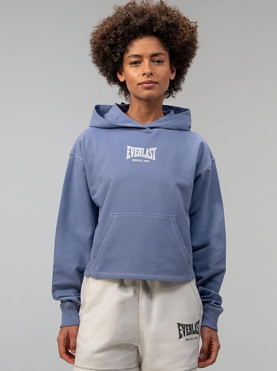 Everlast Dot Collection Comfort Fit İndigo Kadın Sweatshirt