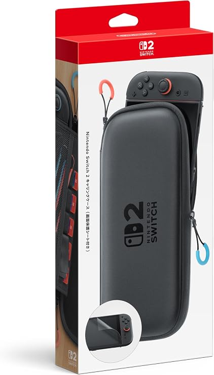 任天堂純正品Nintendo Switch 2 キャリングケース画面保護シート付き