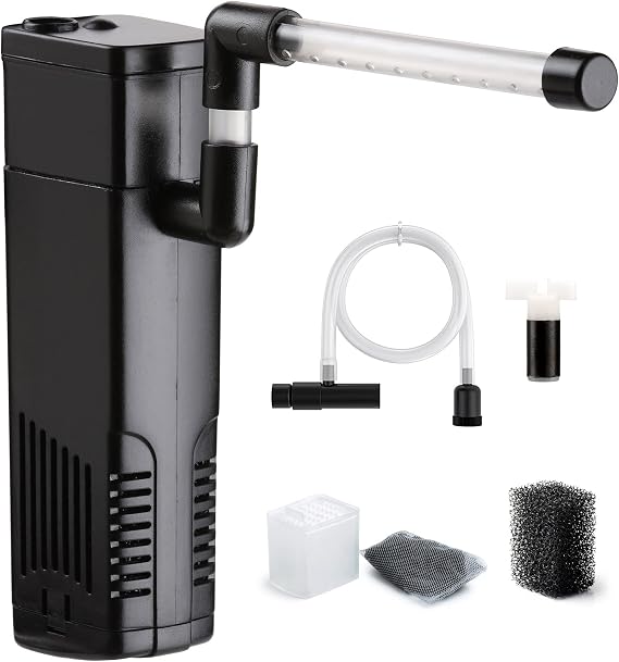 NICREW Magi Mini Aquarium Filter, Internal Filter for 20L Aquarium