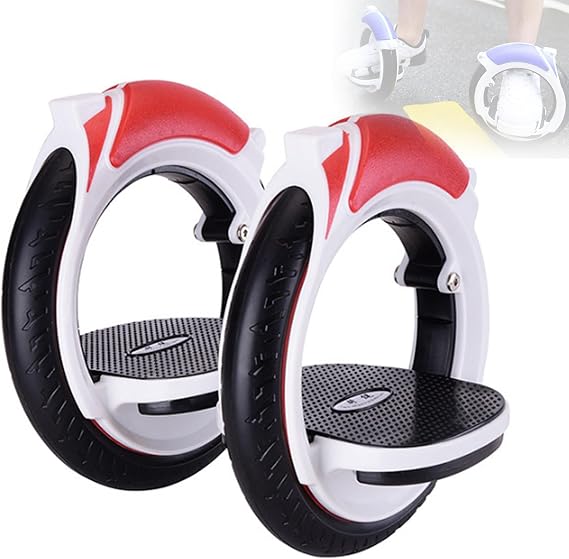 Boardless Skateboard - Split-Type, Non-Slip Satin-Finish Handle, PU Material, Dual-Wheel Self-Propelled for Freestyle and Road Surfing