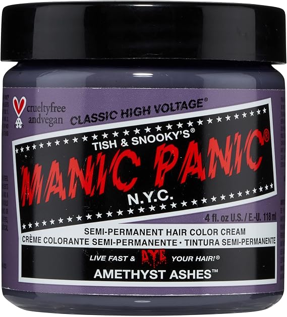 Manic Panic High Voltage Classic Cream Formula, Amethyst Ashes, 0.118 kg 612600110777