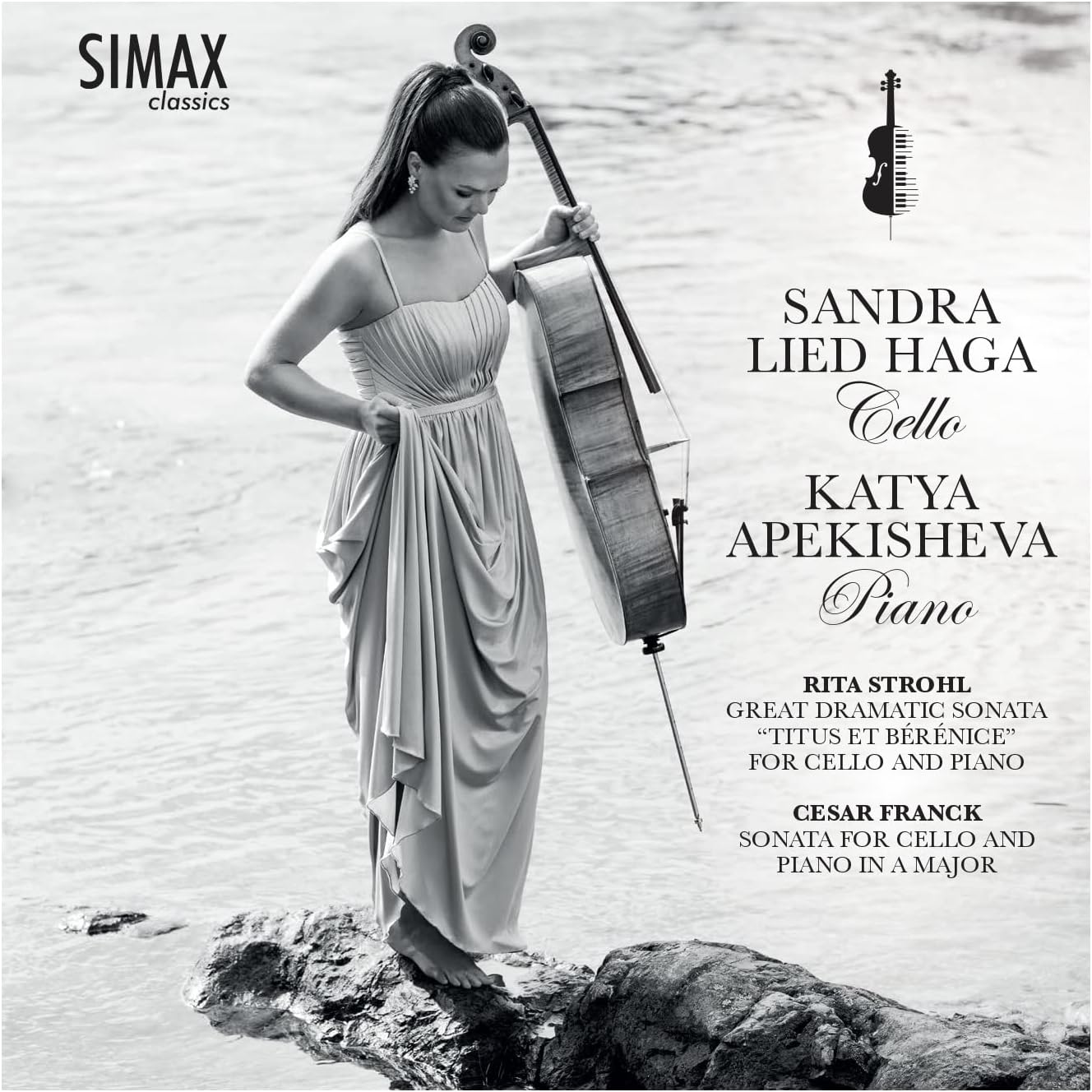 Rita Strohl: Great Dramatic Sonata "Titus et Berenice" for cello and piano; Cesar Franck: Sonata in A major for cello and piano