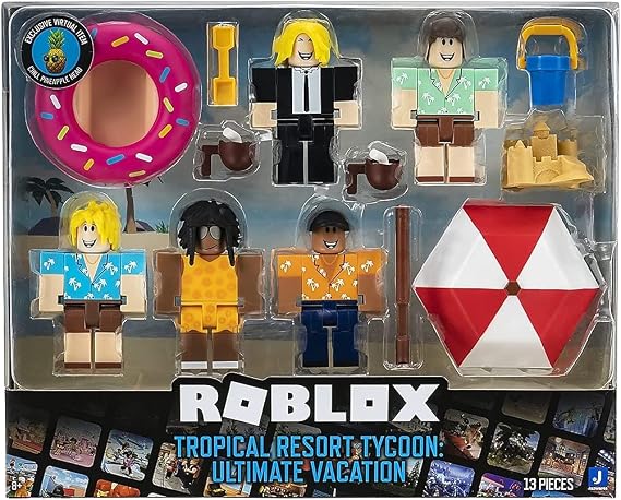 Roblox Action Collection Tropical Resort Tycoon Ultimate Vacation Multipack Roblox Action Collection Tropical Resort Tycoon