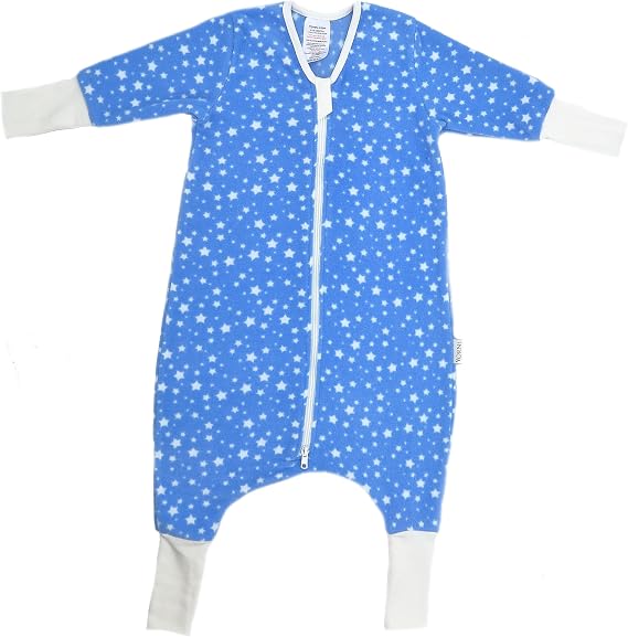YORNİ Bebek Çocuk Uyku Tulumu, Uzun Kollu, Unisex, 2 Tog, Mikro Polar, 18-36 Ay