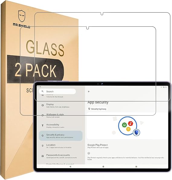 Mr.Shield 2-Pack Tempered Glass Screen Protector for SKYEGG Tablets K15 11"