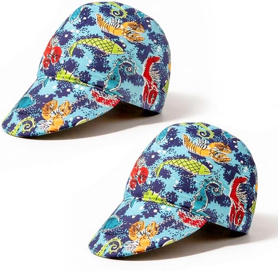 2 Pack Flame Retardant Welder Hats, Mesh Lined, Durable, For Welders, Electricians, Fits Most Welding Helmets
