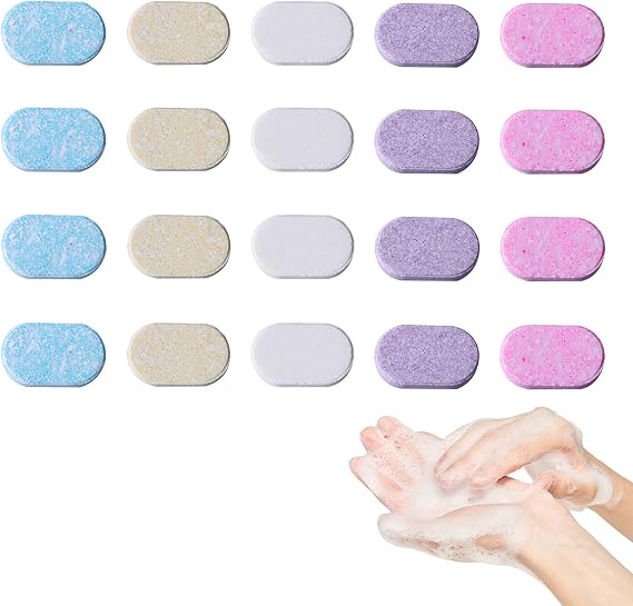 20 Hand Soap Refill Pods Eco Friendly Foaming Effervescent Fragrance