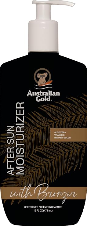 Australian Gold After Sun Moisturiser with Bronzer 473ml