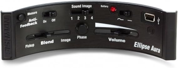 FISHMAN Fishman Undersaddle Pickup, Ellipse Aura with Aura Acoustic Imaging Technology Wide Format