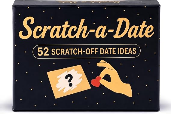 Scratch-a-Date - スクラッチオフデートナイトアイデアカード、カップル、彼、彼女、ボーイフレンド、サプライズバレンタインデーのための創造的な楽しみ。