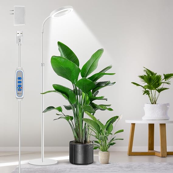 Aumtrly Floor Grow Light Full Spectrum with 68" Stand for Tall Indoor Plant [Energy Class F]