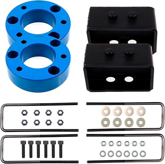 Eccpp レベリングリフトキット 2.5インチ フロントレベリングリフトキット + 2インチブロックリアレベリングリフトキット フォードf150 F-150 04-18用