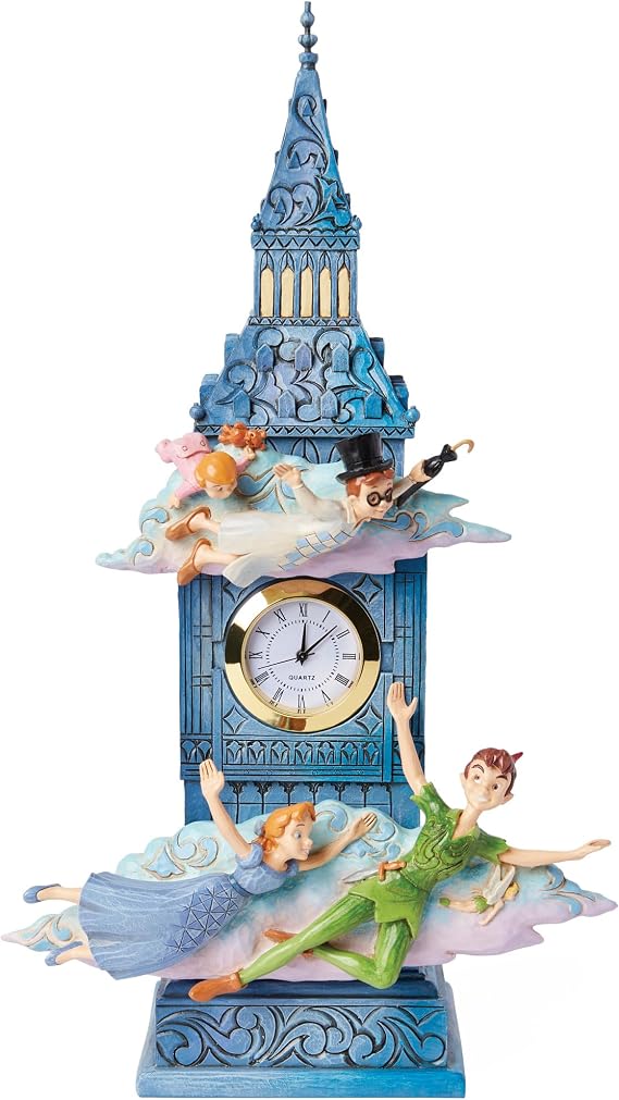 Disney Traditions Peter Pan Clock Height 26 cm