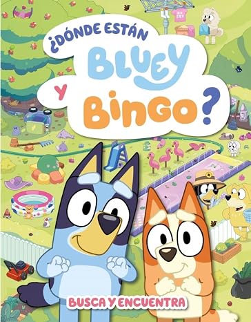 Bluey. Libro juguete - ¿Dónde están Bluey y Bingo? (edición en español): Busca y encuentra (Pequeños curiosos)