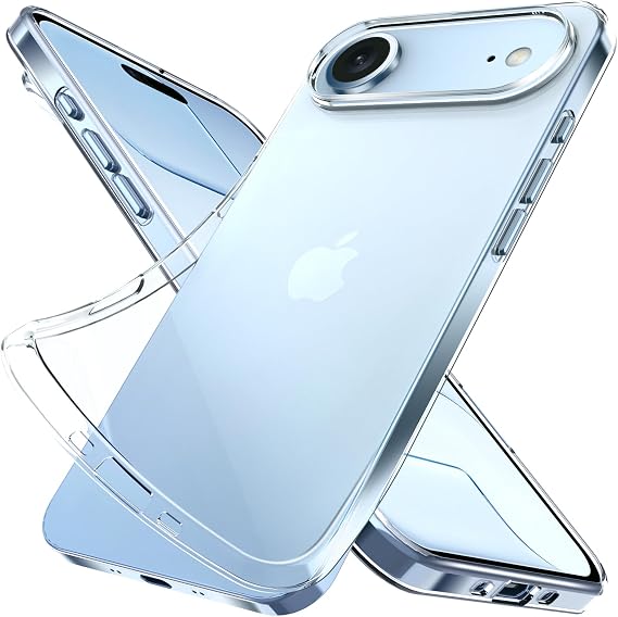 Silicone Clear for iPhone Air Case.Ultra Thin with Comfort Grip
