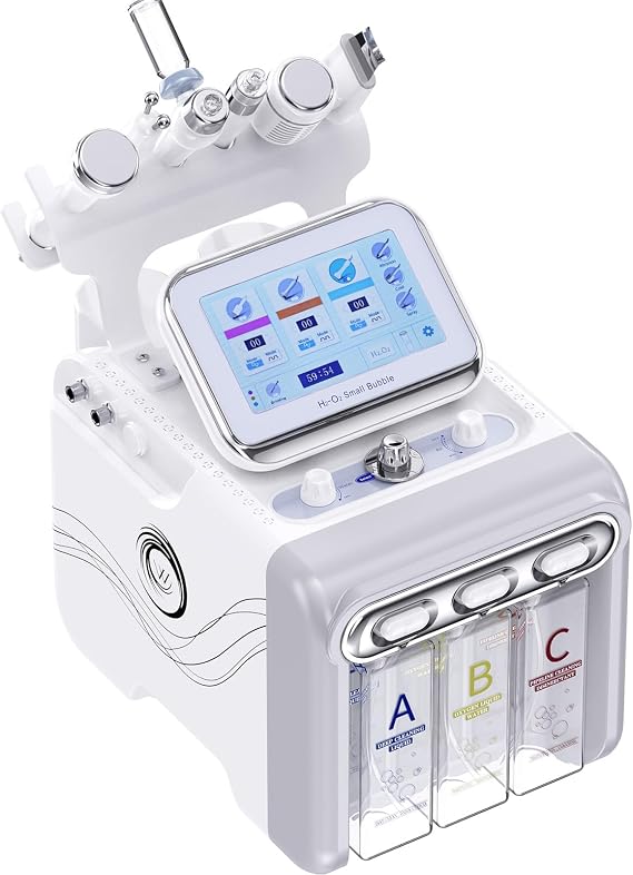Hydrogen Oxygen Facial Machine 6 In 1 Hydrodermabrasion Device For Skincare