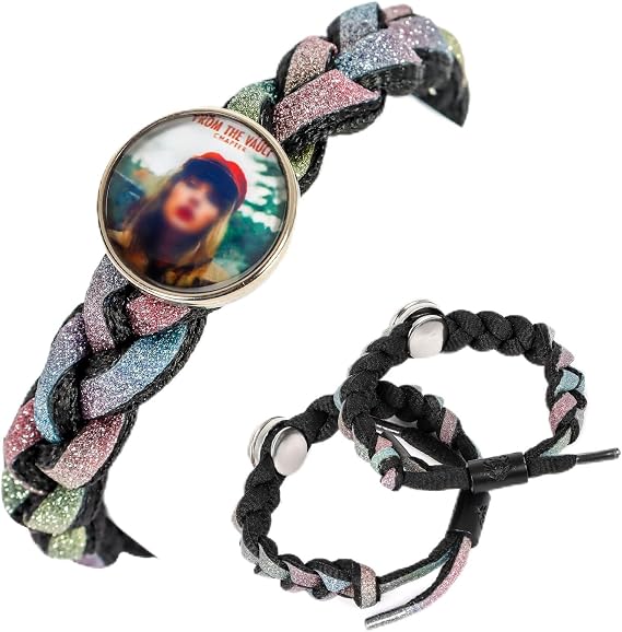 Taylor Bracelet Gifts for Music Lovers, Adjustable Hand Woven Bracelet A Present for Fans Girl, Pay Tribute to Sister Music Lover Singer Fans