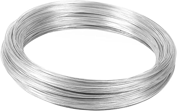 30m Roll FULLY Galvanised Garden Wire 22 Gauge 0.86mm Flexible Picture Hanging Craft Fencing Trellis by Speedwellstar