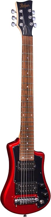 Hofner HCT Shorty Guitar Deluxe - Red