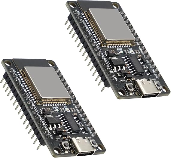 Binghe 2 Pcs ESP with CH340 Development Board ESP-32D Module 2.4GHz WiFi + Bluetooth 2-in-1 Low Power Type-C Interfaces Compatible with Arduino