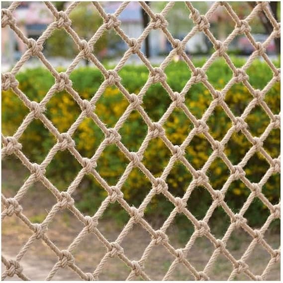 Bird Rope Net Pet Climbing Bird Toys Cargo Net Rope Mesh Net Rope Swing Rope Safety Netting Rope Netting Heavy Duty Cargo Net Climbing Rope,Support Customization(Size:0.5mx4m(1.6x13.1ft))