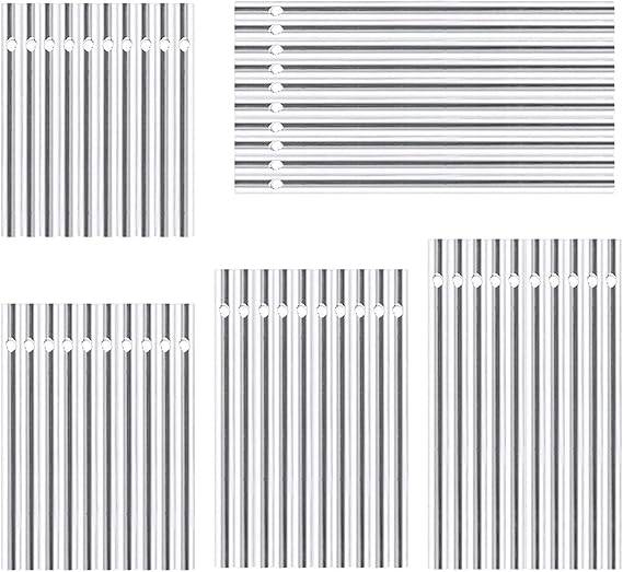 Silver Wind Chime Empty Aluminum Tubes, 30 Pcs Wind Chime Tubes Parts DIY Crafts Aluminium Tubes for Farmhouse Garden Patio Home Decor (5 Different Lengths)