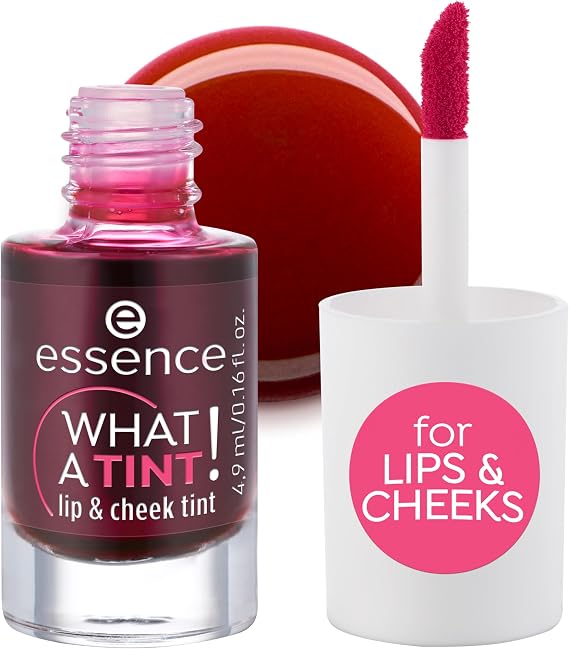 Essence WHAT A TINT! Lip & Cheek Dye Long Lasting Instant Result Natural (5ml)