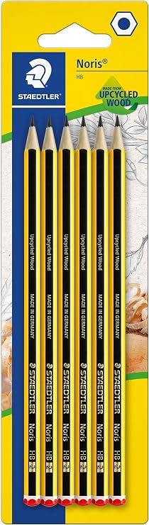 STAEDTLER Noris 120 Pencils – HB, Pack of 6, Hexagonal