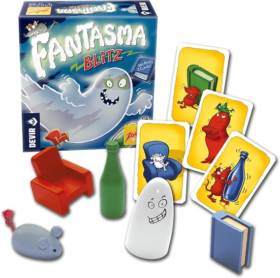 Devir - Ghost Blitz, Board Game, Board Games 8 Years, Card Game, Party Game (BGBLITZ)