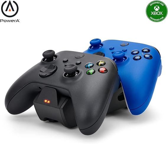PowerA Duo Charging Station for Xbox Series X|S - Black (UK) (Xbox Series X)