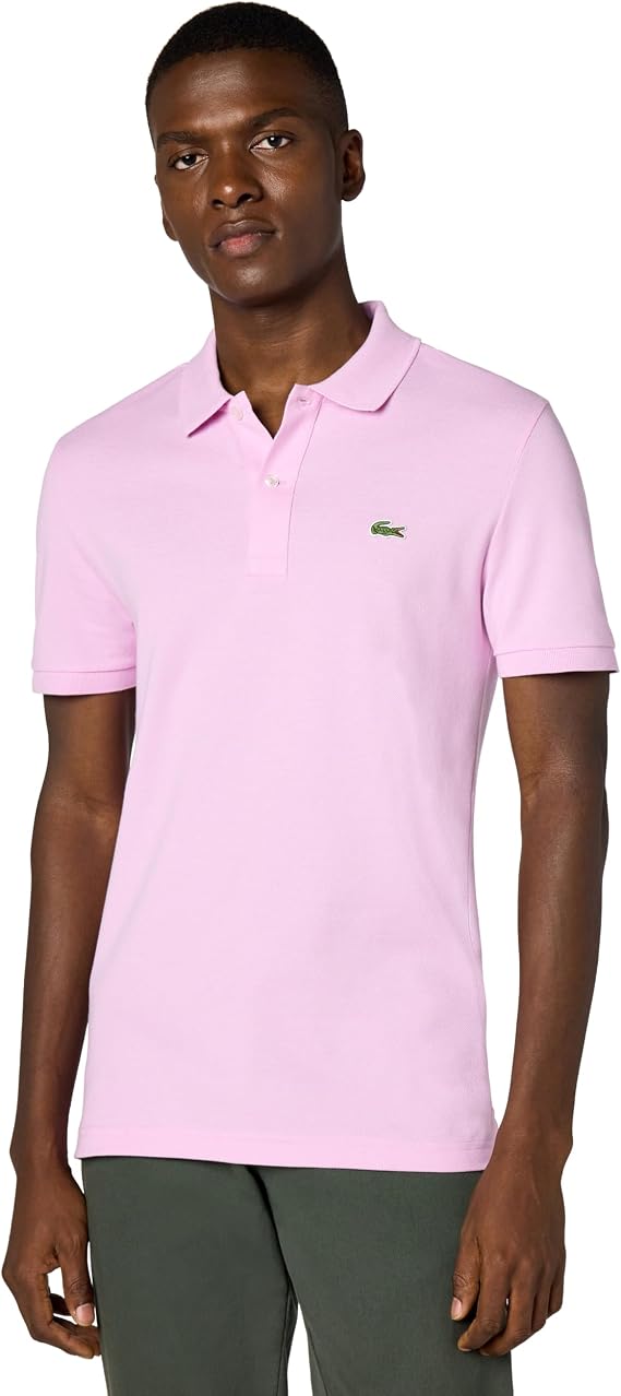 Lacoste Men's Classic Pique Slim Fit Short Sleeve Polo Shirt Polo Shirt (Pack of 1)