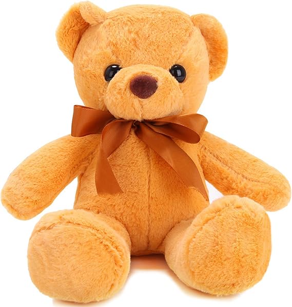 Brown Teddy Bear, 30cm Standing Plush Toy