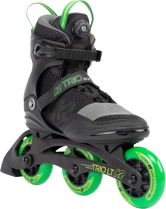 K2 TRIO LT 100 BOA Inline Skate 2023 black/green