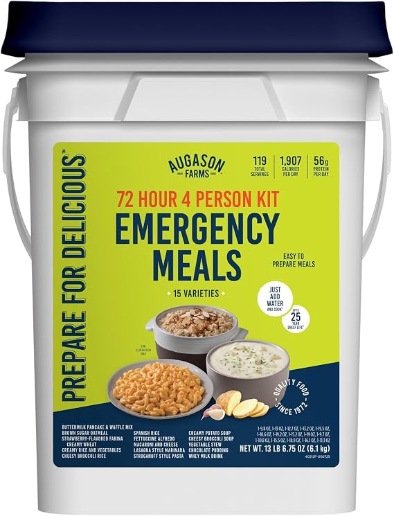 Augason Farms Four Person 72 Hour Emergency Food Supply