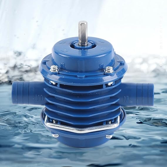 Hand Drilling Machine Water Pump Portable Hand Drill Pump Miniature Self-Priming Powered Pump Centrifugal Household Small 0.88 lb Water Pump Drill Pump for Families, Gardens and Outdoors