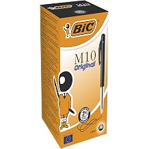 BIC ballpoint pen M10 CLIC, 0.4mm, Box 50pcs each