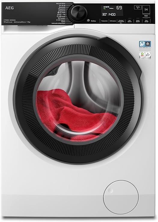 AEG Washing Machine 9 kg Series 7000 ProSteam - Steam Program - Less [Energy Class A]