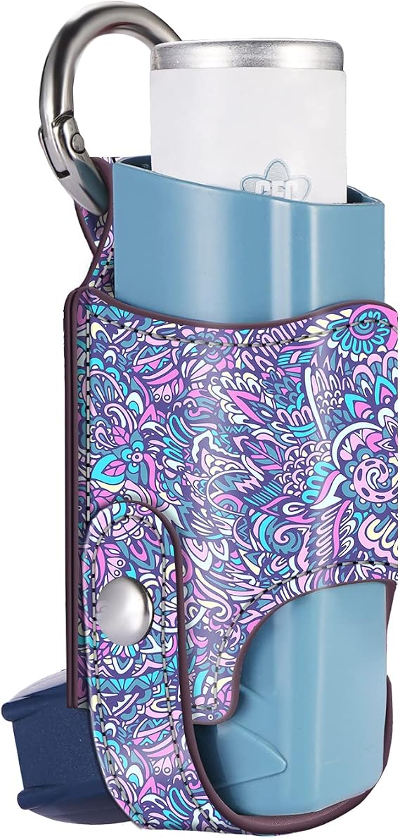 MEDMAX Asthma Inhaler Holder PU Leather Protective Travel Mini Holster